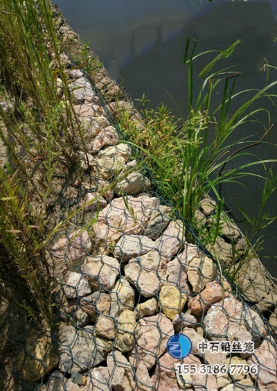 鍍鋅覆塑鉛絲石籠